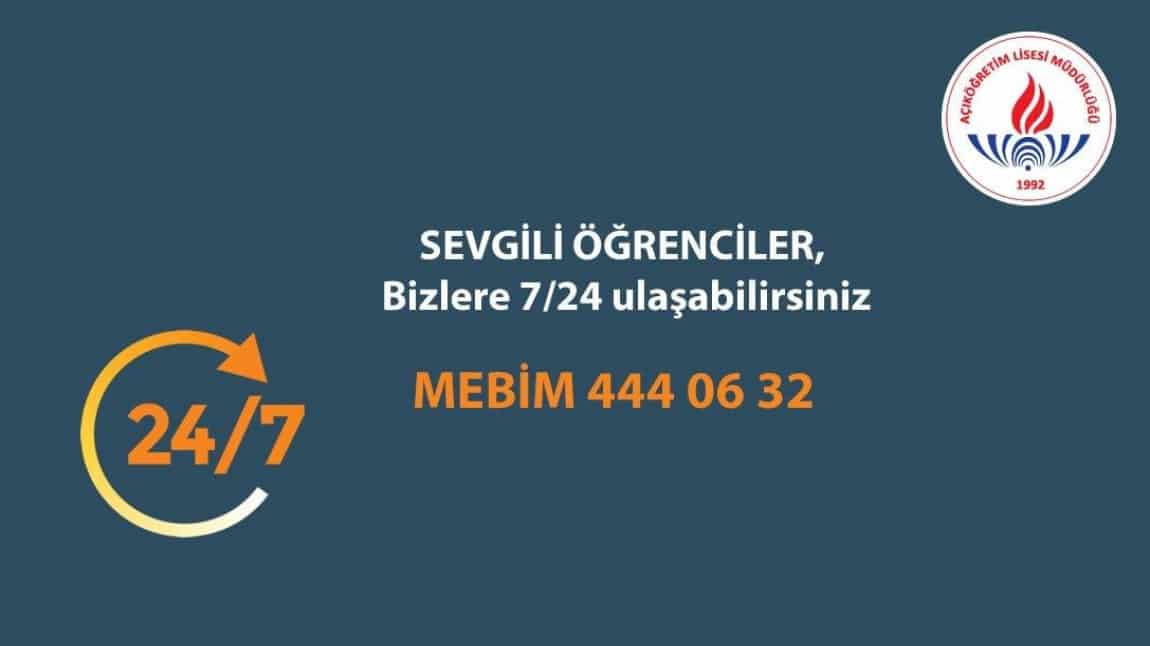 Açık lise , açık ortaokul şifre ve tüm işlemler için 4440632 numarayı arayabilirsiniz.