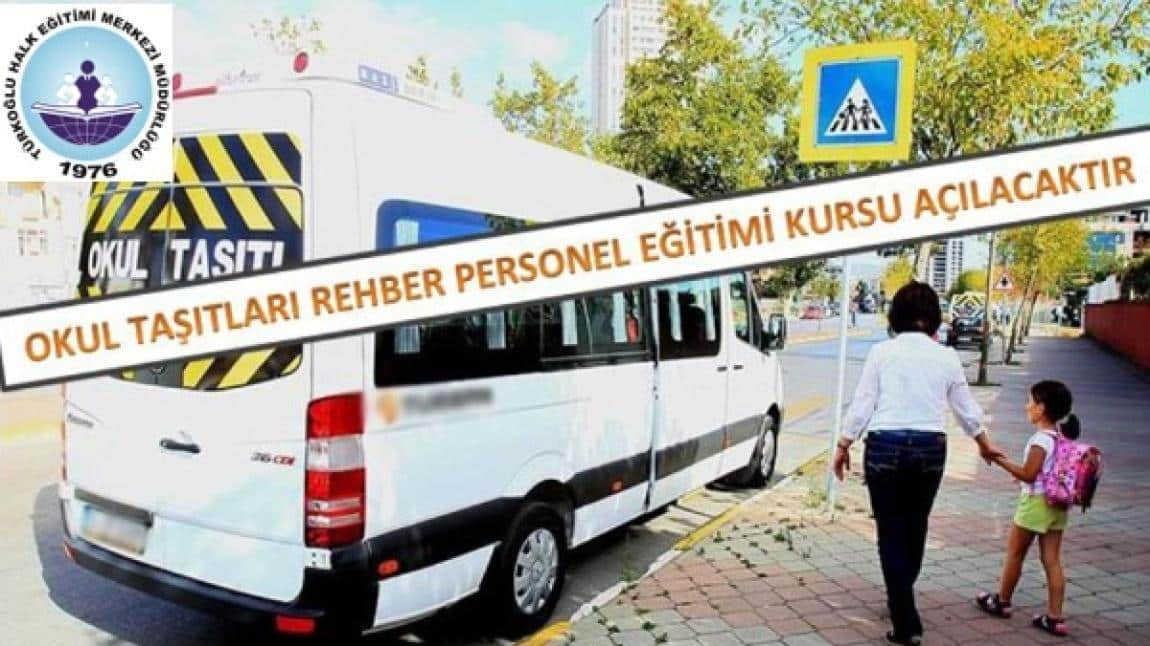 Okul Taşıtları Rehber Personel Eğitimi  15 Eylül de başlıyor.Başvurular e devlet ten başvurulabilir.